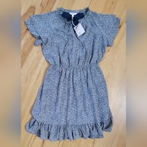 Lauren Conrad Floral Ruffle Hem Dress